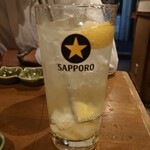 Gyuutan Iroha - 塩レモンサワー（490円＋税）