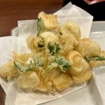 どぜう・四季料理 やぶや - これ！すっごく気に入ったゆり根のかき揚げ！