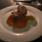 ロウリーズ・ザ・プライムリブ 赤坂店 - サーモンとエビのカクテル