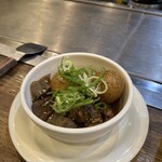 本格広島お好み焼き たにもと - 牛すじ