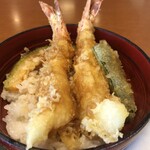 手打そば 満作 - えび天丼