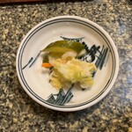 駒形石ヶ谷 - Aランチ 漬物