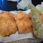 一喜 - ぷりっぷりで香ばしい鱧の天婦羅♪
