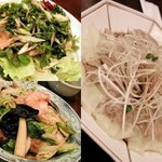 Chuuka Fuuka Teiryourifu-Min - “秋刀魚の唐揚げ 香味ソースがけ、中華丼、ネギワンタン”