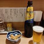 らぁ麺 さわ田 - 昼ビールにメンマ