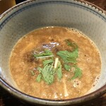 麺屋武平 - 超濃口煮干しつけそば（930円）、味玉（+150円）