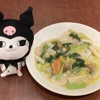中国料理 青冥 大丸梅田店 - 海の幸のあんかけ焼きそば