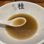 煮干しだし醤油ラーメン 桂 - ごちそうさまでした