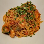 ボーノ - 芝海老のトマトクリームソースパスタ　