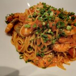 ボーノ - 海老は殻ごと食べられる様に  尾と角はとられてます