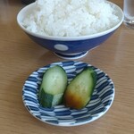 江ちゃんラーメン - 今日は胡瓜♪