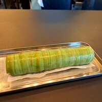 ラルジャン - フォアグラ、掛川茶の緑が美しい✨✨