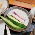 脱サラ蕎麦屋 猫のしっぽ - 絶品のお新香