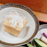 脱サラ蕎麦屋 猫のしっぽ - 揚げ出し豆腐