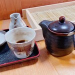 脱サラ蕎麦屋 猫のしっぽ - 蕎麦湯