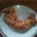 手打うどん 松岡 - これが藤原屋の「ゲソ天」