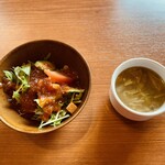 ダイニングレストラン 三園 - スープはとてもおいしかったです。