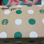 スターバックスコーヒー そよら東岸和田店 - Thank youは手書きです。毎日行っていた京王新宿駅のお店のスタッフの方々も毎日カップにメッセージ書いてくださいました。