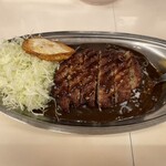 ゴーゴーカレー - ハワイアンロコモコ風カレー中盛 ¥1000