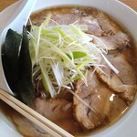 ねぎらーめん - ネギチャーシュー麺 730円！