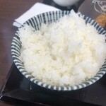 あじフライ 神楽坂 さくら - ご飯のアップ