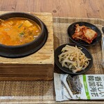 Korian Ryouri Chonju Shokudou - チーズ純豆腐定食@1,155円