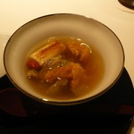 東郷 - 初めに／薬膳風スッポンのスープ 焼き葱入り