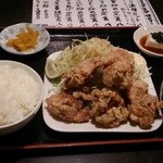 Yakiniku Horumon Sakaba Fukuchan - 唐揚げ定食