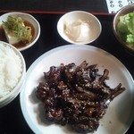 Yakiniku Horumon Sakaba Fukuchan - ゲタカルビ定食(味噌)