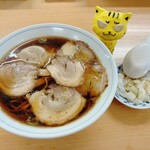 真砂 - 焼豚麺　850円(税込)  ※白菜の漬物付き