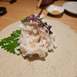 Wagyu white senmai sashimi