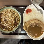 Sobakiri Uchiba - 豚バラカレーセット