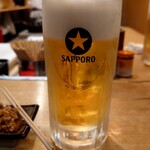 三政 - 生ビール：650円 (2023/8)