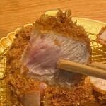 銀座とんかつ檍 銀座4丁目店 - 肉質も柔らかく、旨みも強いマンガリッツァ