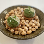 オトワ レストラン - アミューズ/ 金華鯖のリエット。