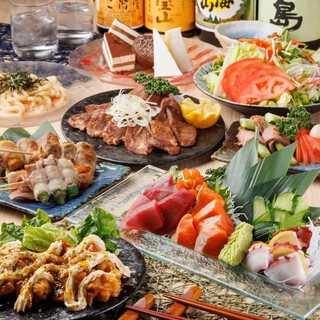 A wide selection of Kyushu specialty dishes!
