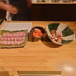 クッチーナ - 使用食材を開始前に切られていた
      ホントは切られる前の食材が箱に置かれていたけれど
      撮影許可を取る前だったので撮影出来てない