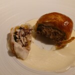 クッチーナ - チーズのコクとクリーミーなソースの味わいで
      塩味が良い感じで効いてて美味しい味わい