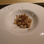 クッチーナ - 良くかき混ぜて頂いた
      うわあ〜
      これも凄くトリュフの爽やかで凄く良い香り❕
      
      実は今まで、いろんなフレンチやイタリアンで
      トリュフを頂いてきたけれど
      ここまでトリュフが凄まじく香ってきた記憶はない