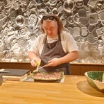 クッチーナ - 酢橘の皮を削られている