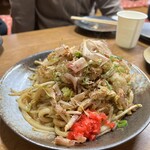 Okonomiyaki Mori - ホルモンうどん1480円