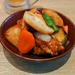 大戸屋 - ミニ鶏の黒酢あん　440円