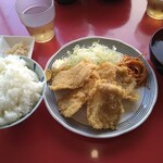 Jimoto Meshi Yata Te Tamagenki Shokudou - 地魚フライ定食 900円 大盛？