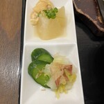 わ楽 - お新香。煮物類