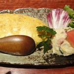 大将料理 菊屋本店 - うにオムレツ