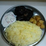 マドゥバニ - カレー定食(小) 550円