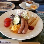 グラスハウス - 朝食のプレート