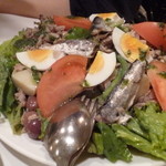 ニース風サラダ！ニースってきっと魚介が豊富なんだろうねって思う＾＾笑