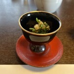 ほう月 - 鶏と小松菜のみぞれ和え