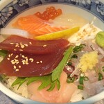 とろろ・海鮮料理 さんすい - これでミニ丼！